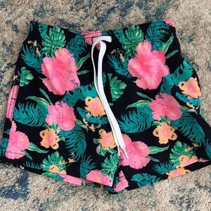 Chubbies Kids Tropical Print Swim Shorts